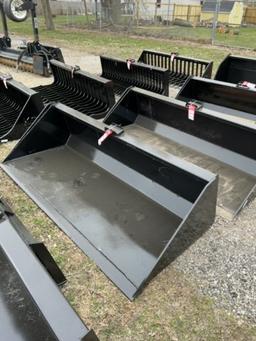 SKID STEER BUCKET WITH BLADE, 72''