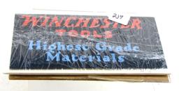 Win. Advertising "winchester Tools Highest Grade Materisls", 10" X 4 1/2 "