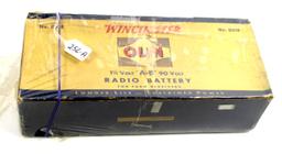 Win/olin. 1 ½ Volt "a-b" 90 Volt Radio Battery Box, No. 0518