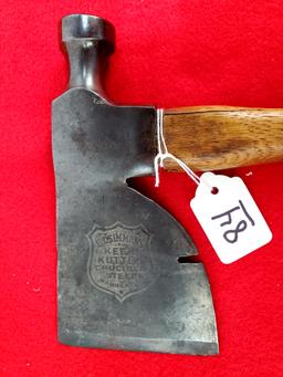 Simmons/keen Kutter "old Shield Logo" Half Hatchet W/bell Poll (extremely Hard To Find)