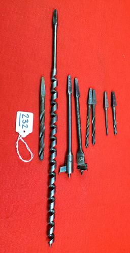 Keen Kutter Auger Bit Lot Of 8