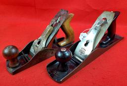 Lot Of 2 Shapleigh Kk Iron Plane No 4 W/original Ecs Kk Blade; Shapleigh No 5 Catalog #kkm5