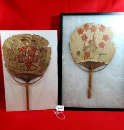 Lot Of 2; Keen Kutter Hand Fans