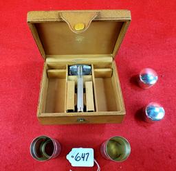 Keen Kutter Shaving Kit In Leather Case