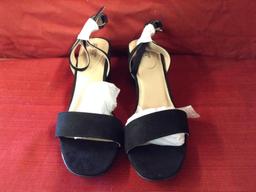 Approx. 10 Pcs Black Suede Heels (Size 11)