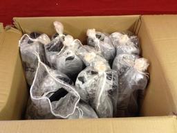 Approx. 10 Pcs Black Suede Heels (Size 11)