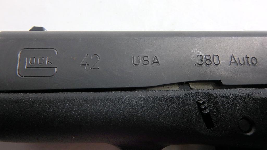 GLOCK 42 PISTOL 380 AUTO