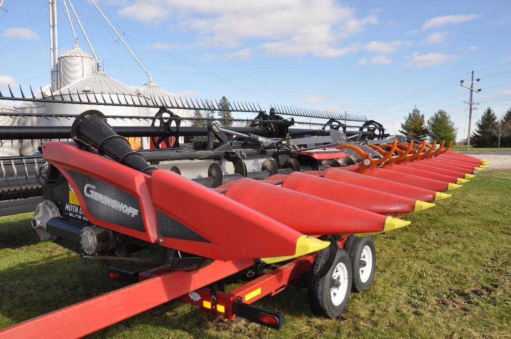 '15 Geringhoff 1200FB Rota Disc Elite XL 12 row 30" folding corn head