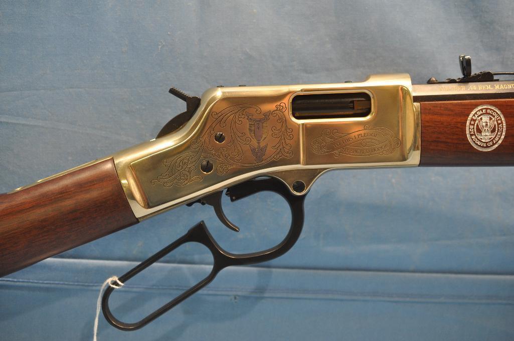 Henry .44 rim mag lever action rifle