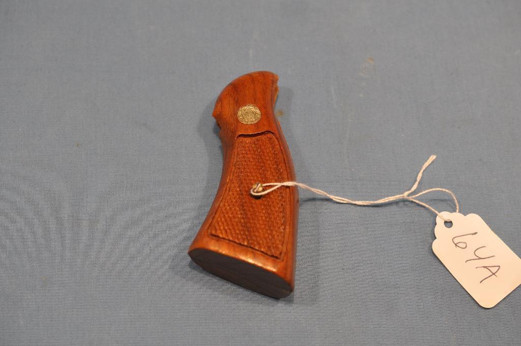 Smith & Wesson wood grips for Model 17-4 revolver