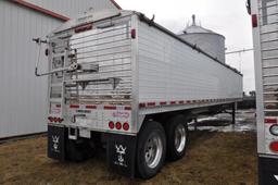 '08 Wilson DWH-500 PaceSetter 41' aluminum hopper bottom grain trailer
