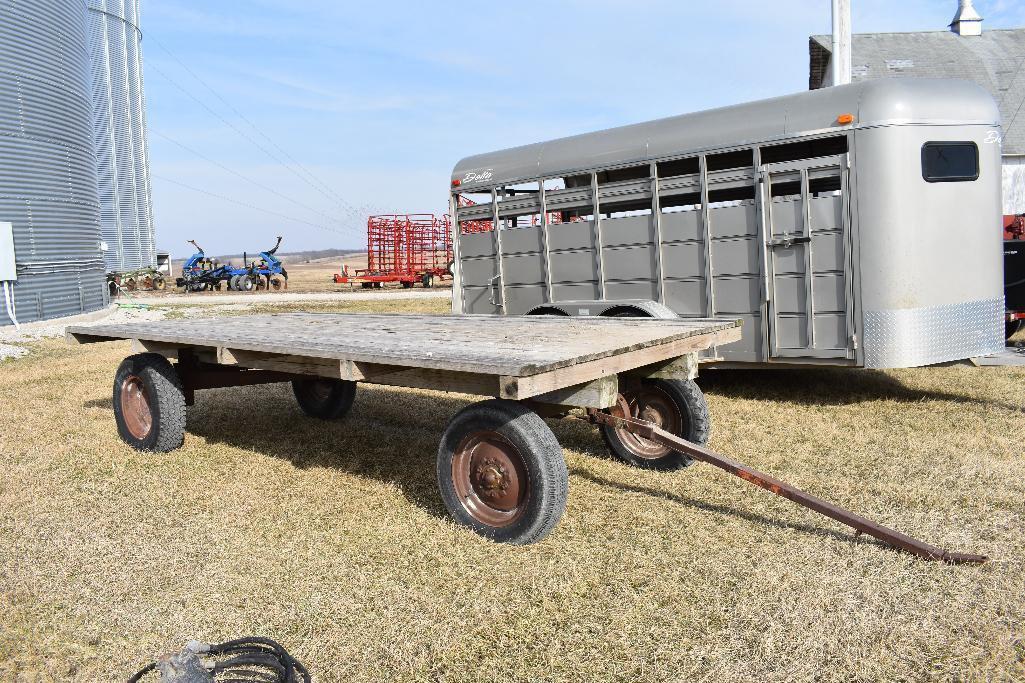 7'x14' hayrack on running gear