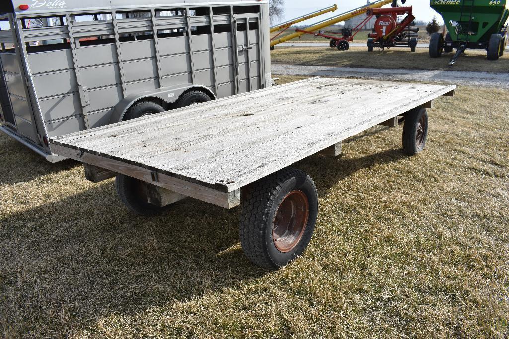 7'x14' hayrack on running gear