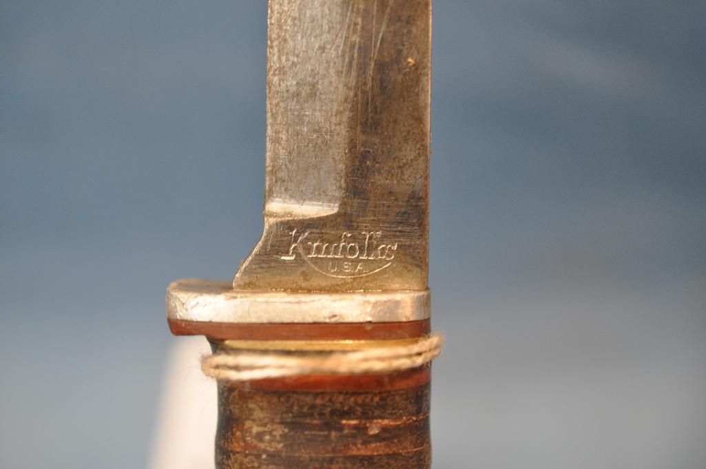 KINFOLKS KNIFE WITH CUSTOM SHEATH