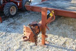 Ditch Witch T14A tandem axle tilt bed pintle hitch trailer