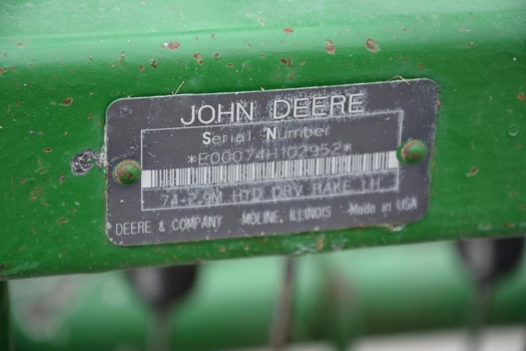 John Deere 74 5 bar hay rake