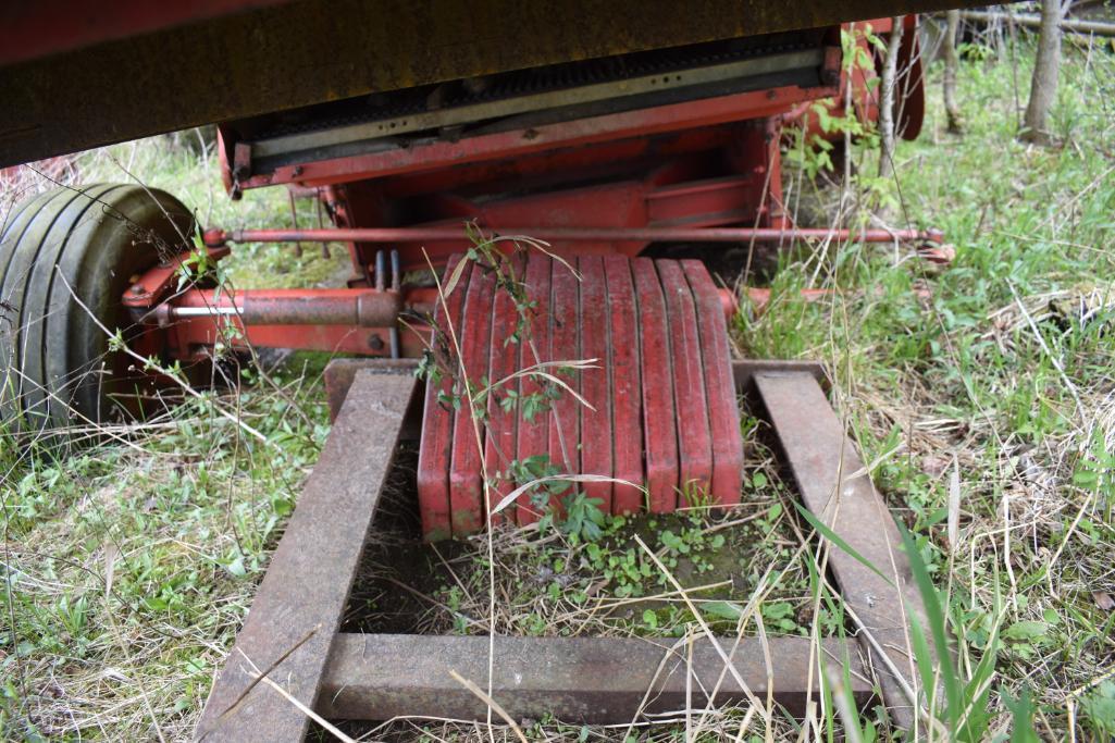 MF 410 diesel combine, includes weights under combine