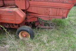 MF 410 diesel combine, includes weights under combine