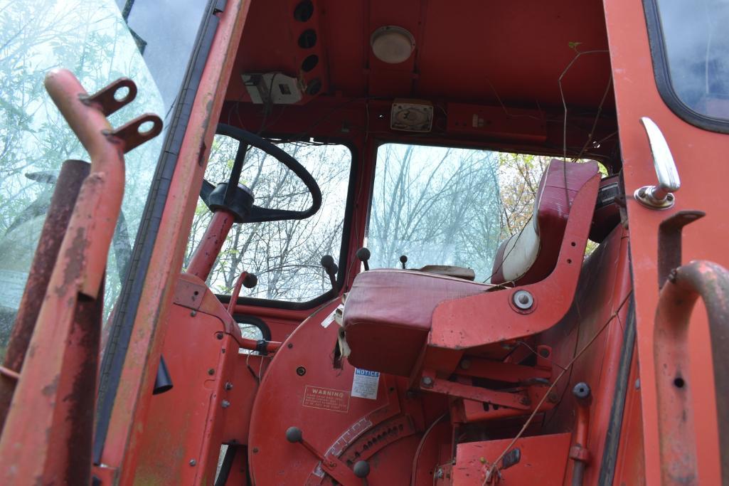 MF 410 diesel combine, includes weights under combine