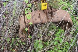 3' vintage dragline bucket