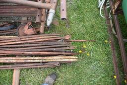 Scaffolding- 16 ends or 8 sections, one money w/photo'd braces and rollers