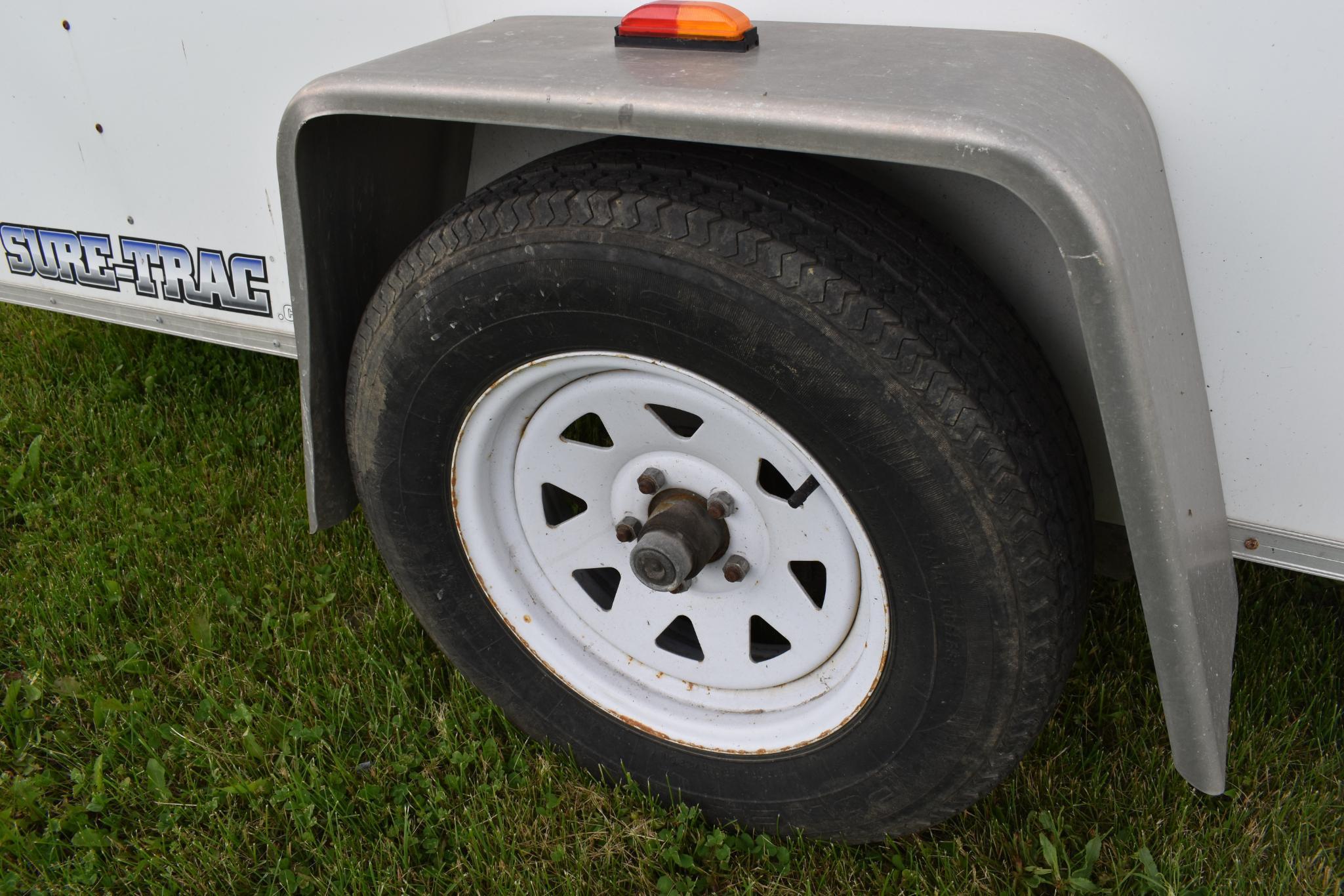 2009 Sure-Trac 12' Bumper hitch enclosed trailer