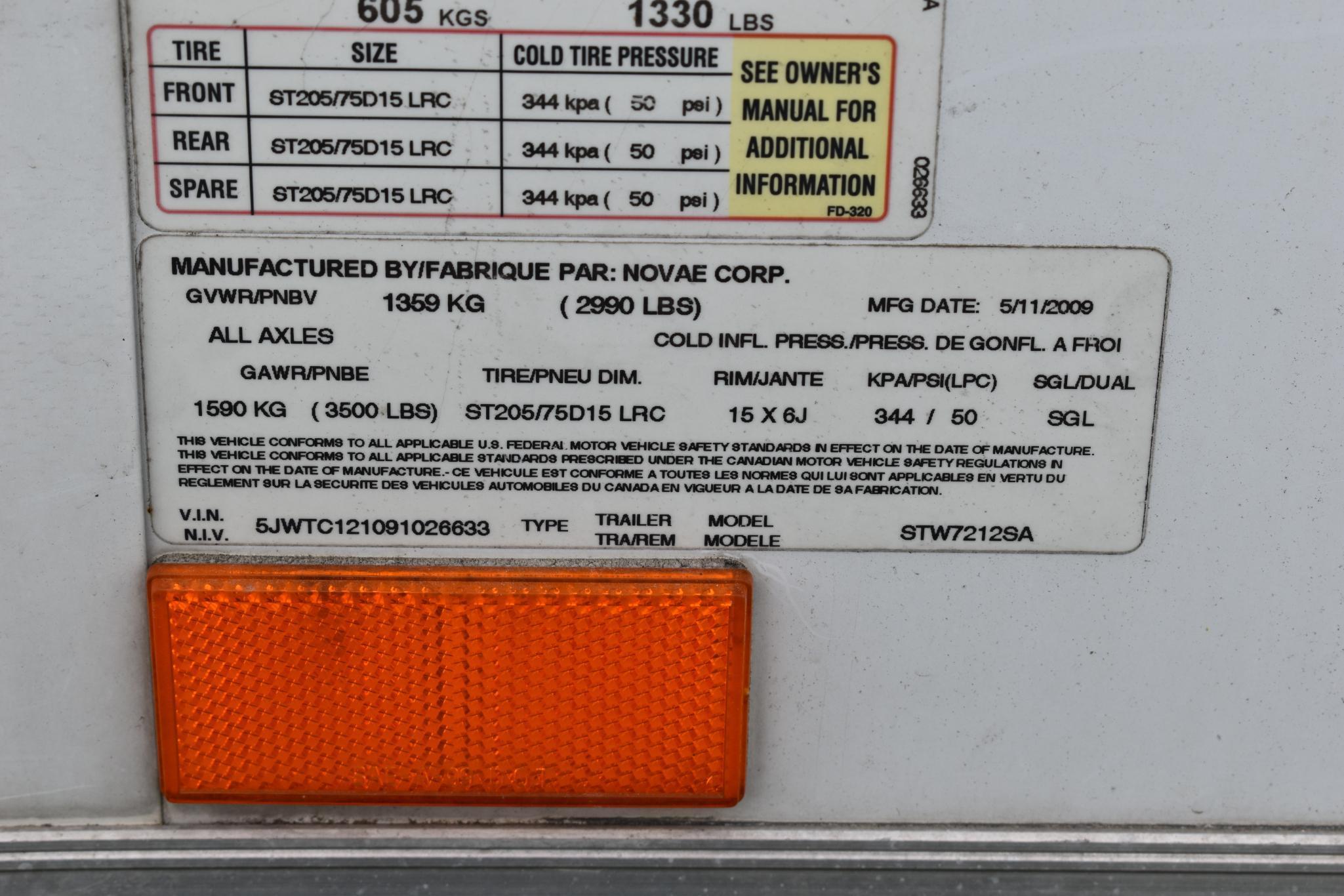 2009 Sure-Trac 12' Bumper hitch enclosed trailer
