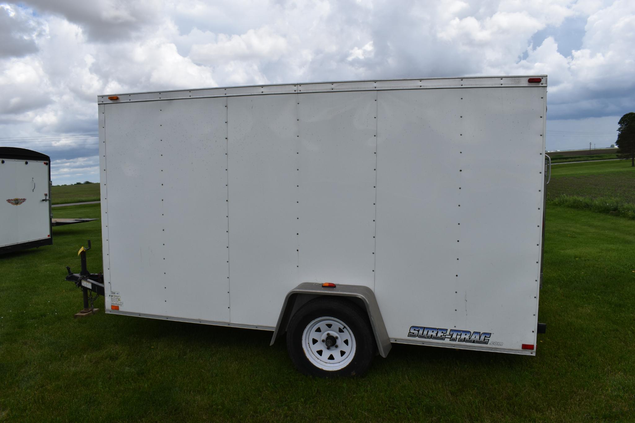2009 Sure-Trac 12' Bumper hitch enclosed trailer