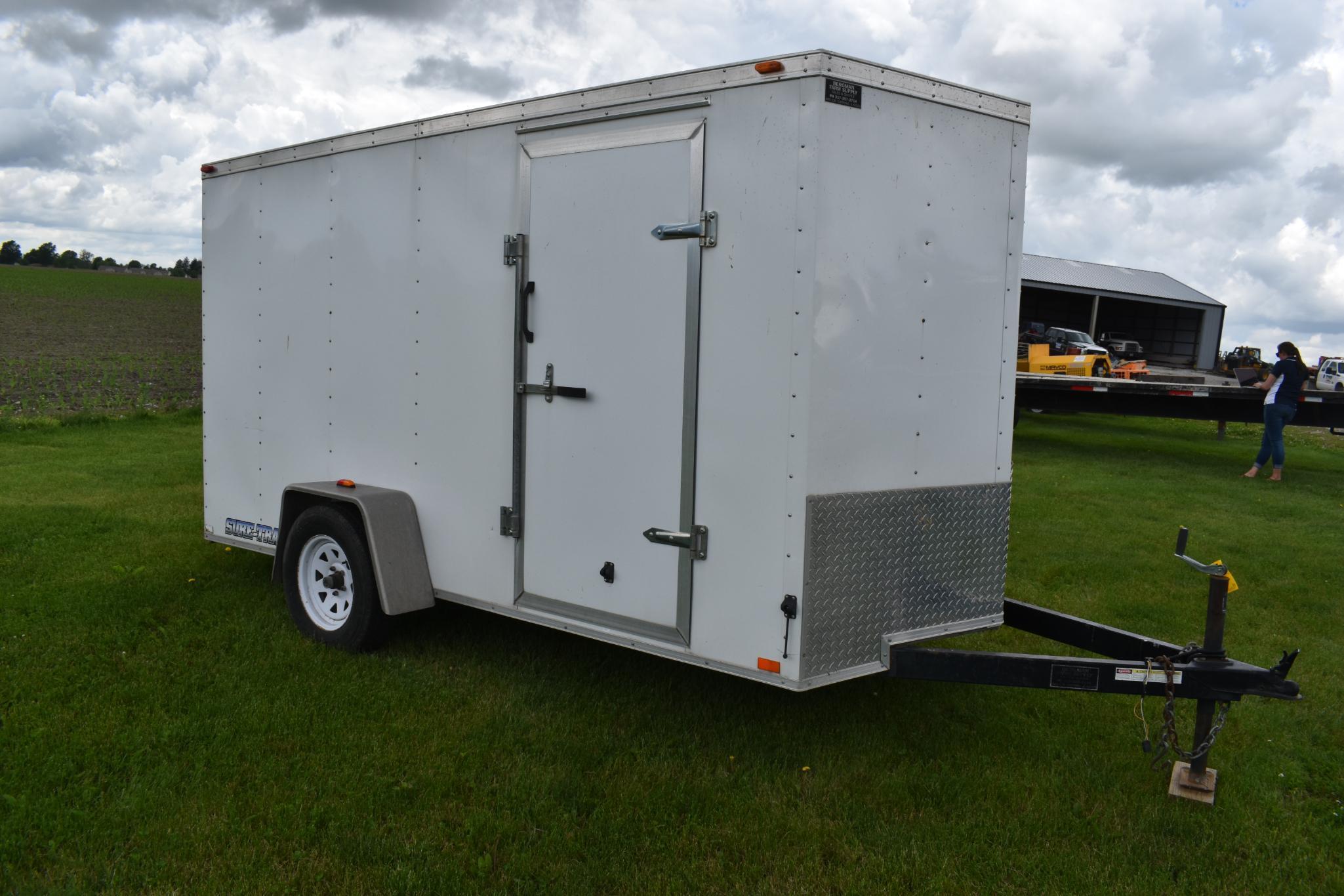2009 Sure-Trac 12' Bumper hitch enclosed trailer