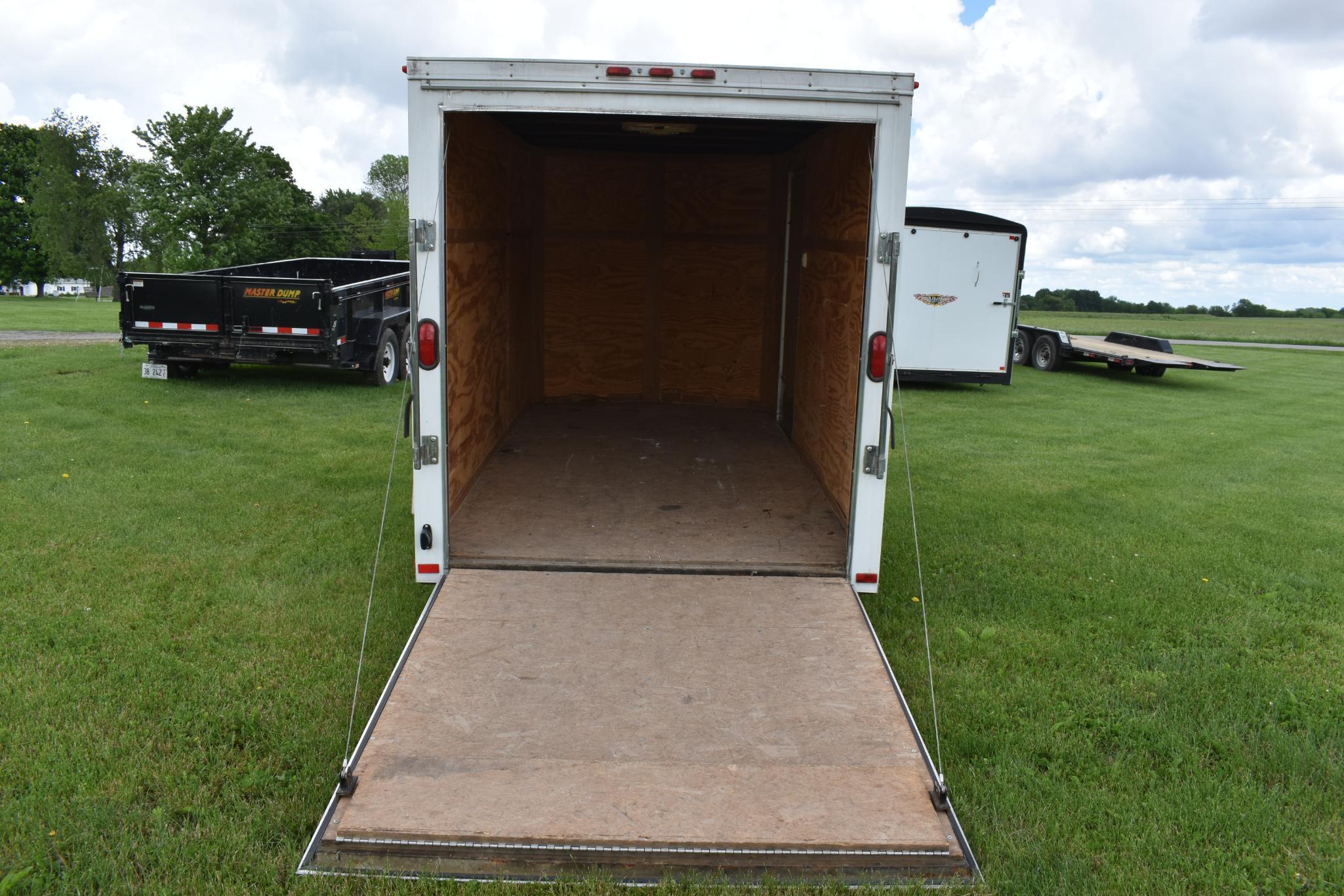 2009 Sure-Trac 12' Bumper hitch enclosed trailer