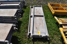 (2) 19"x7' aluminum scaffolding planks