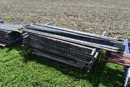 (5) sections 3'x5' scaffolding with 7' crossmembers