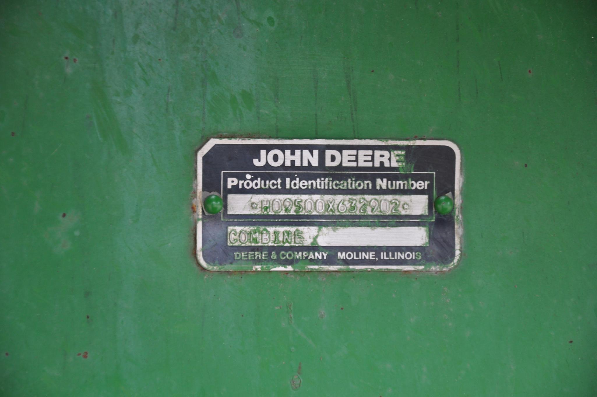 1989 John Deere 9500 2wd combine