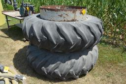 Goodyear 18.4-38 clamp on duals