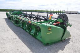 2018 John Deere 640FD 40' flex draper head