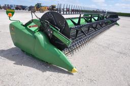 2018 John Deere 640FD 40' flex draper head