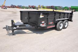 2018 Trailerman 14' dump trailer