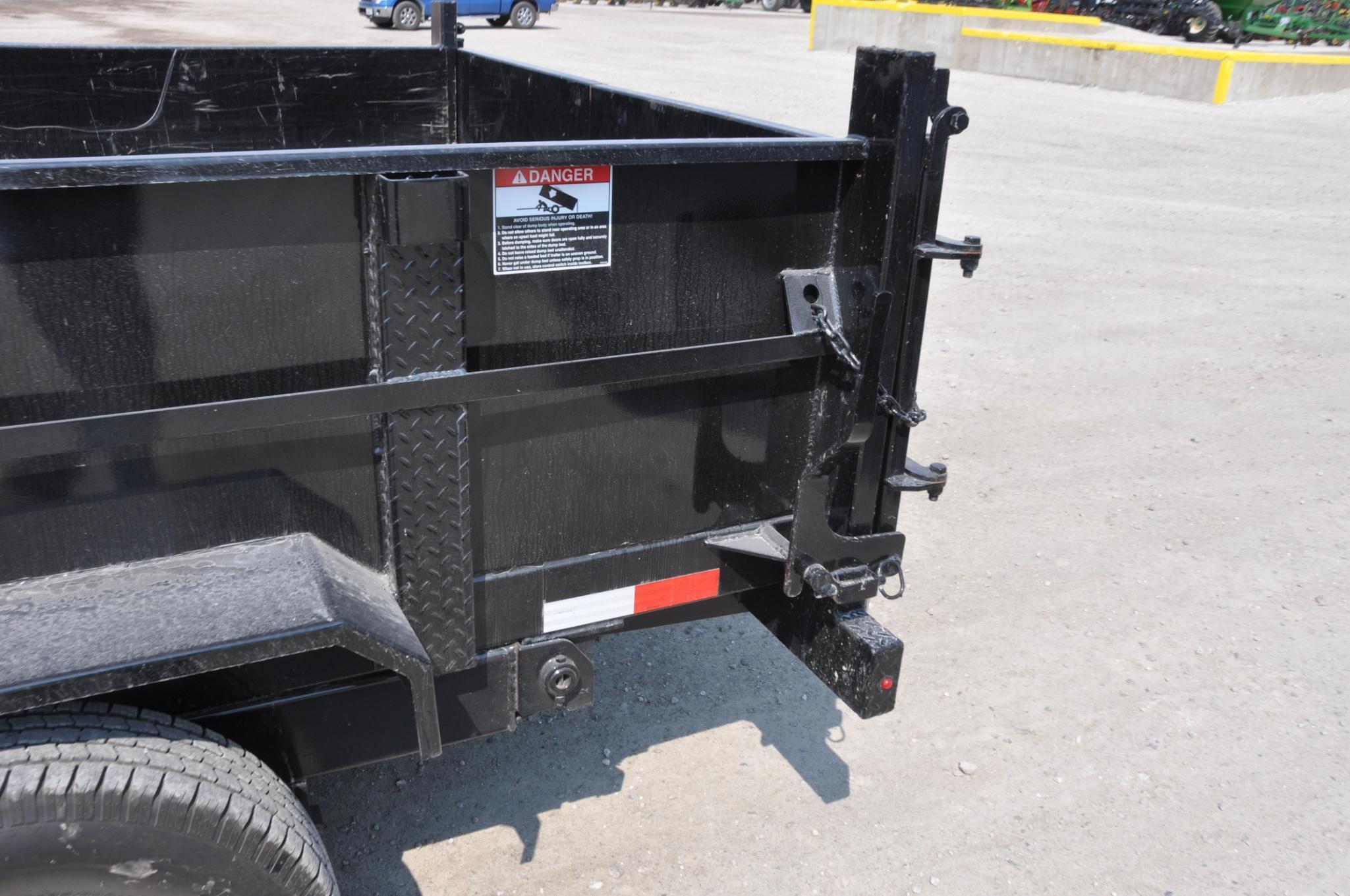 2018 Trailerman 14' dump trailer