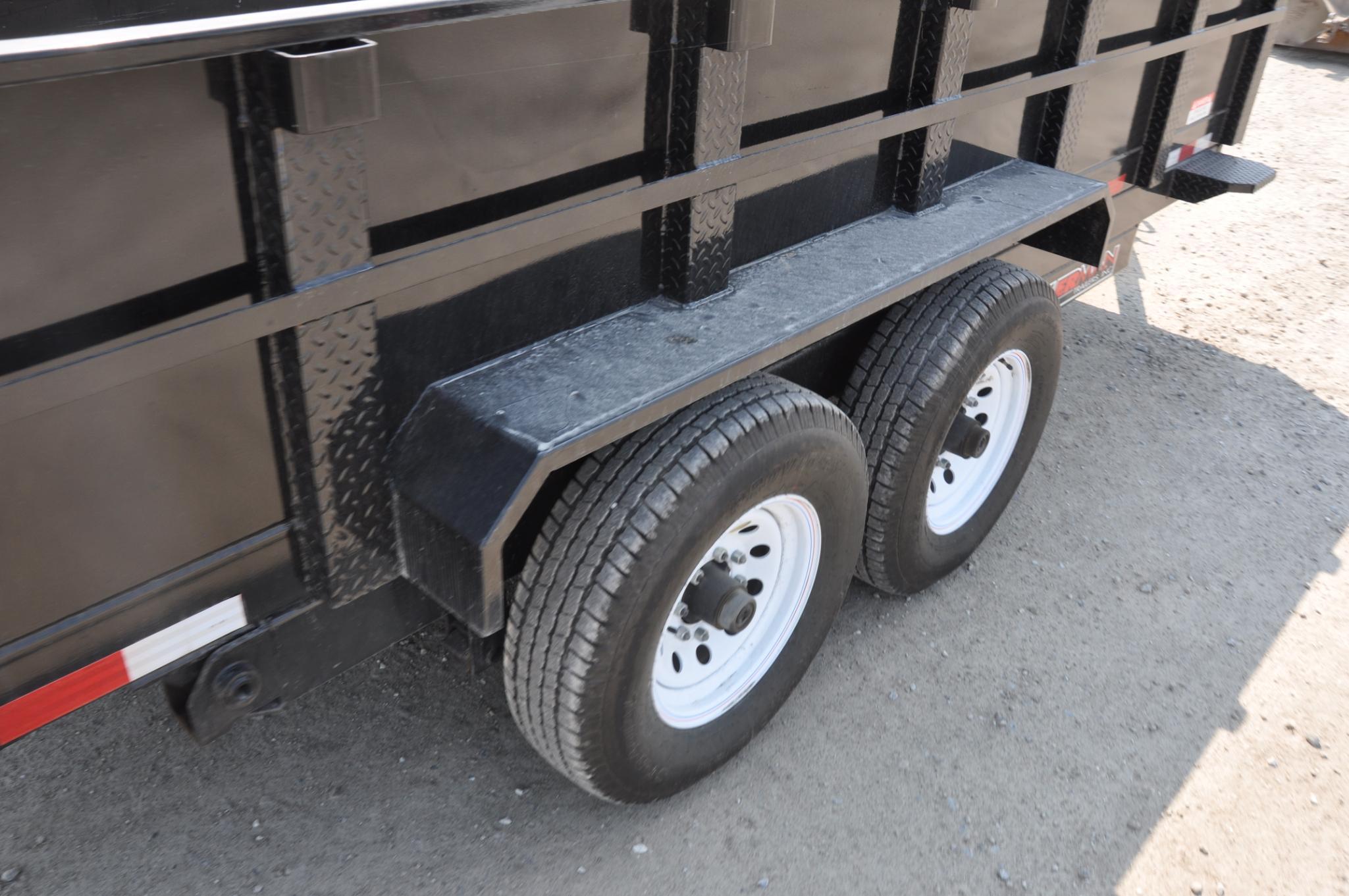 2018 Trailerman 14' dump trailer