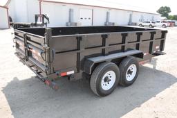 2018 Trailerman 14' dump trailer