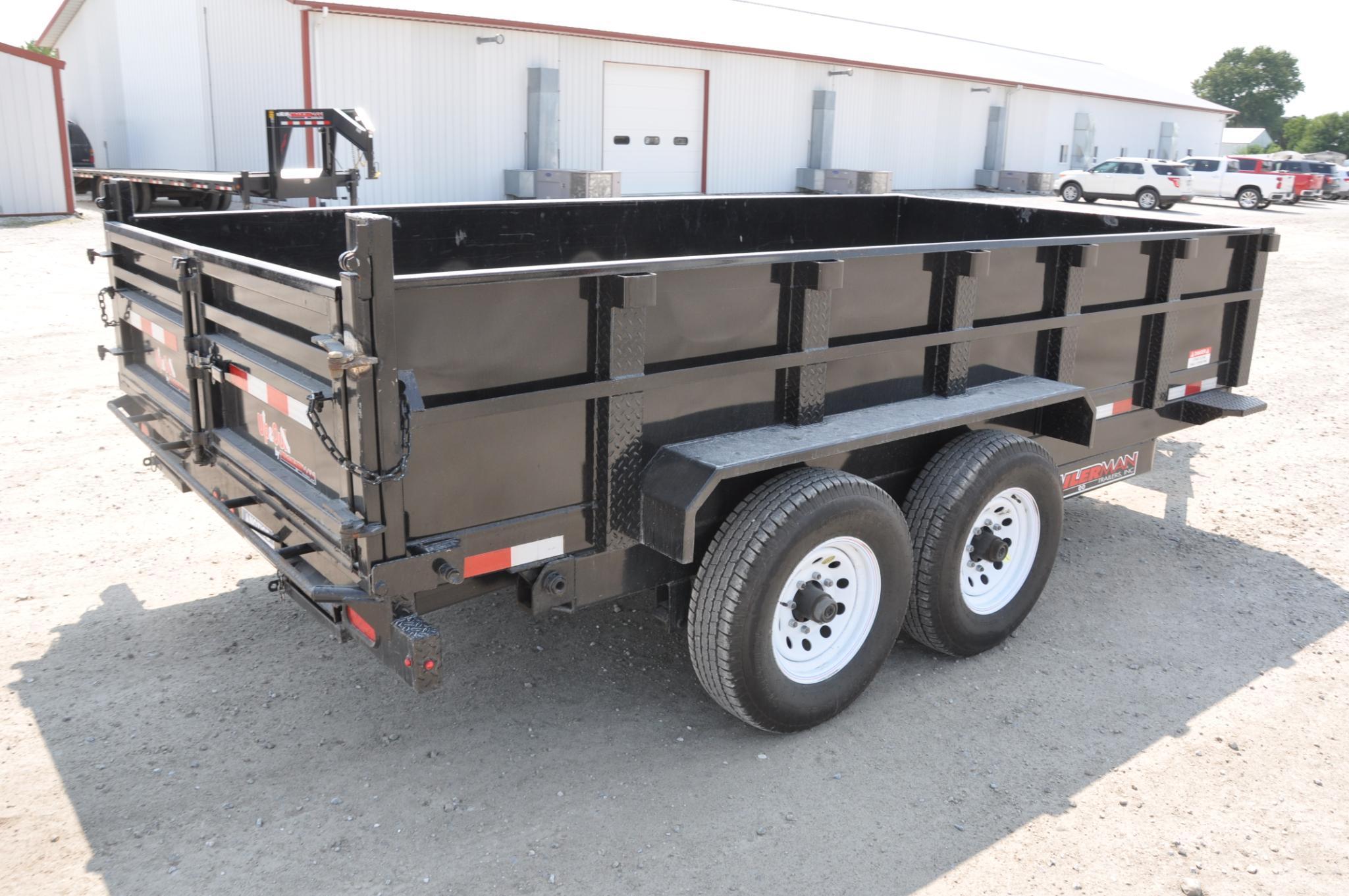 2018 Trailerman 14' dump trailer