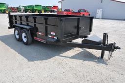 2018 Trailerman 14' dump trailer