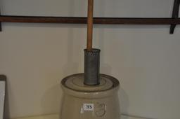 3- gallon Red Wing pottery churn