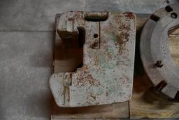 (6) John Deere suitcase weights