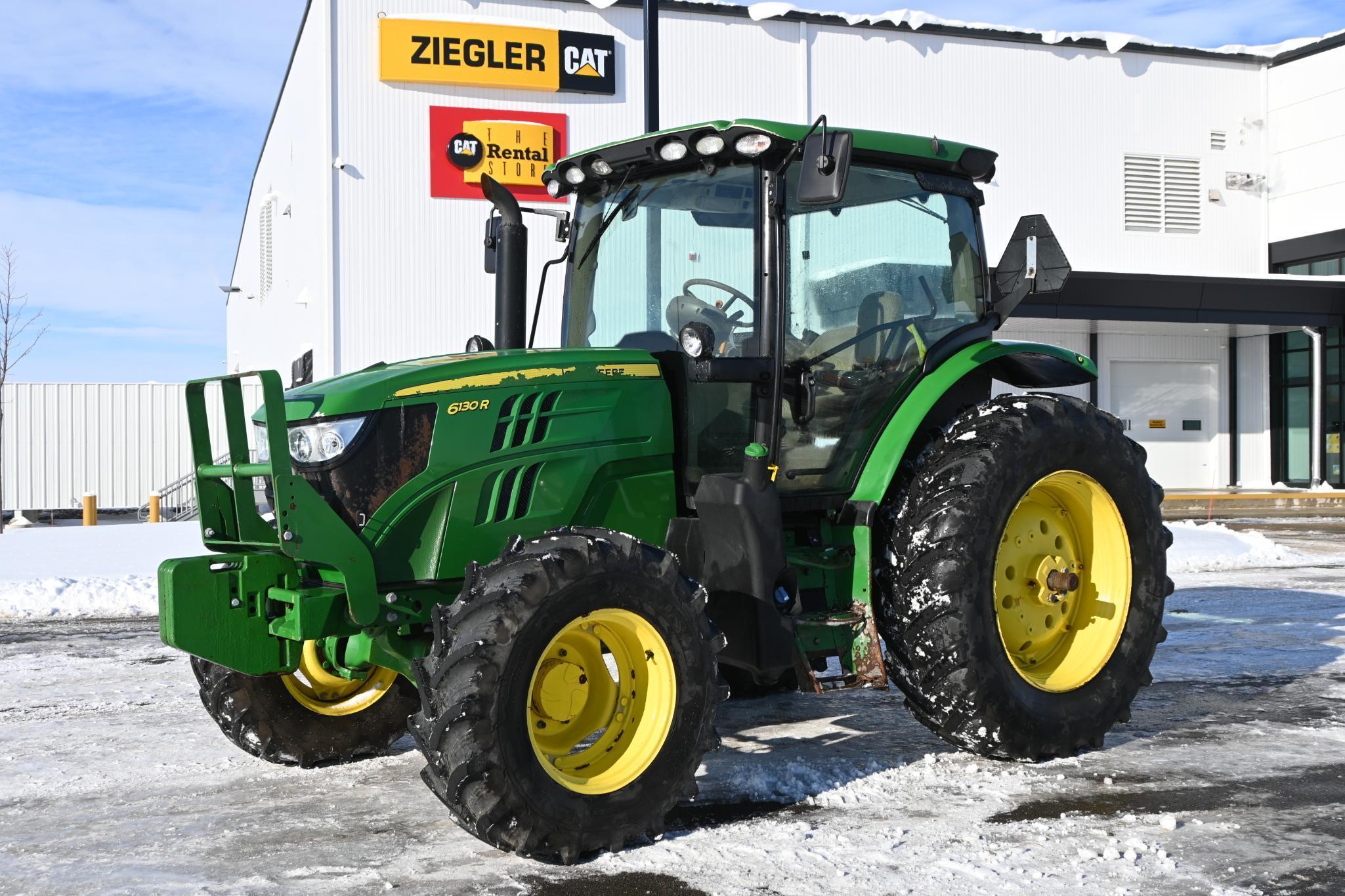 2017 John Deere 6130R MFWD tractor