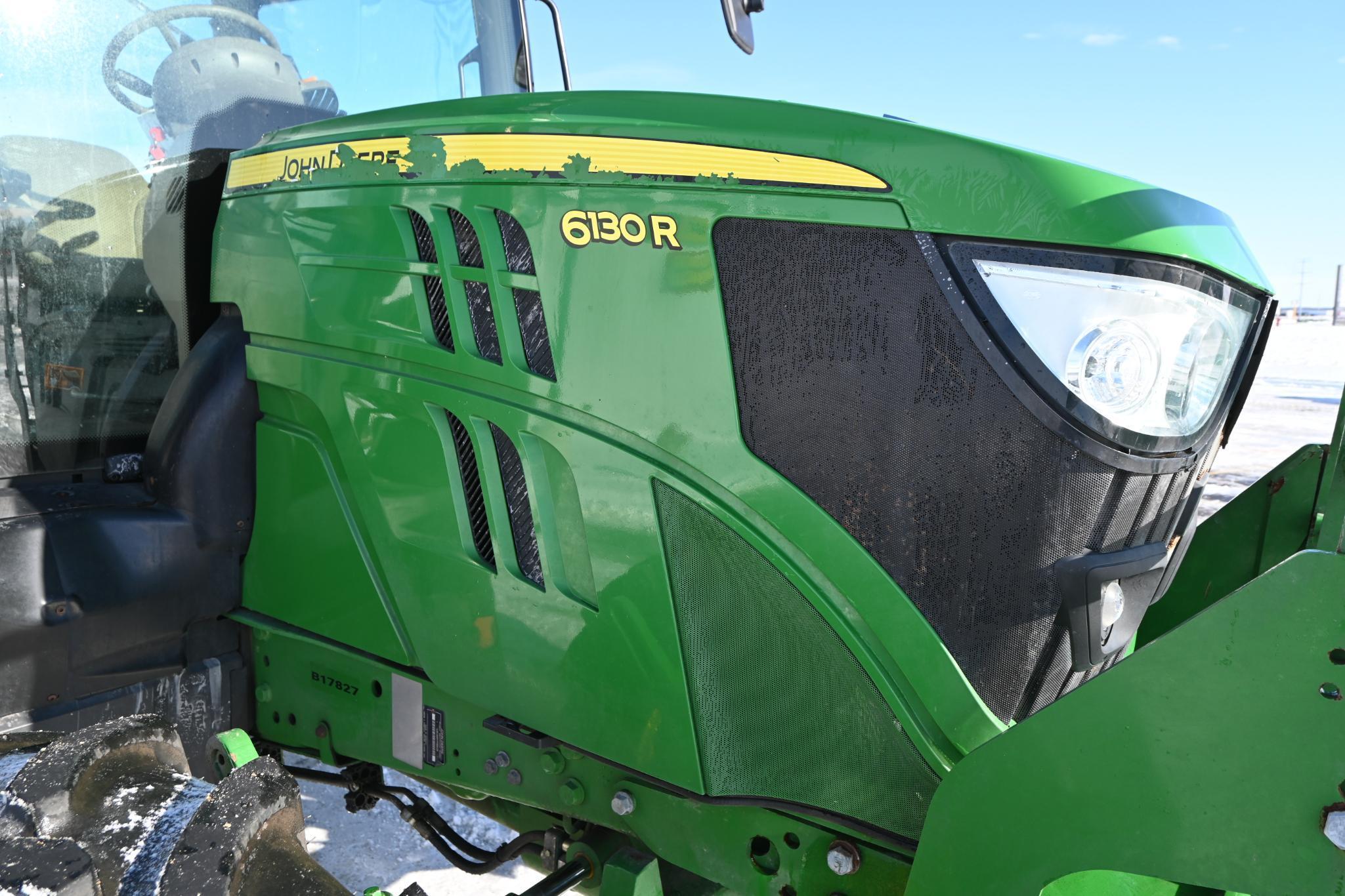 2017 John Deere 6130R MFWD tractor