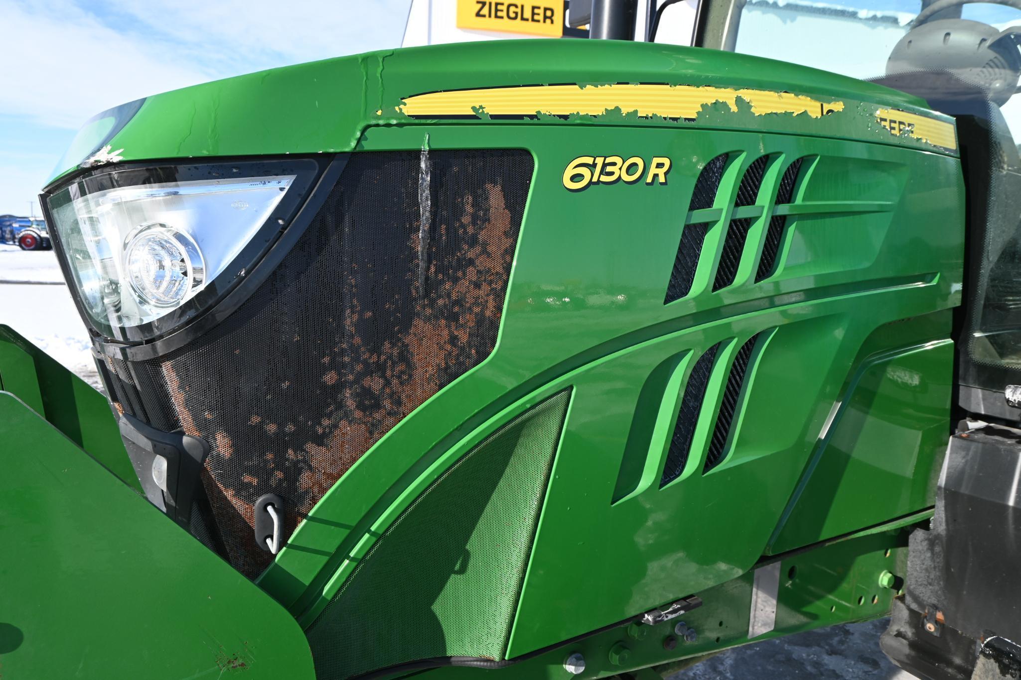 2017 John Deere 6130R MFWD tractor