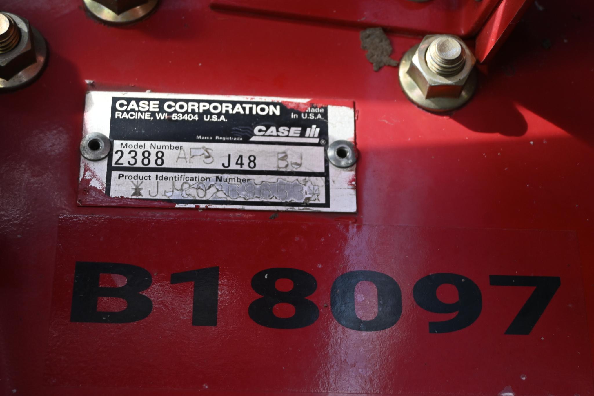 2001 Case IH 2388 2wd combine