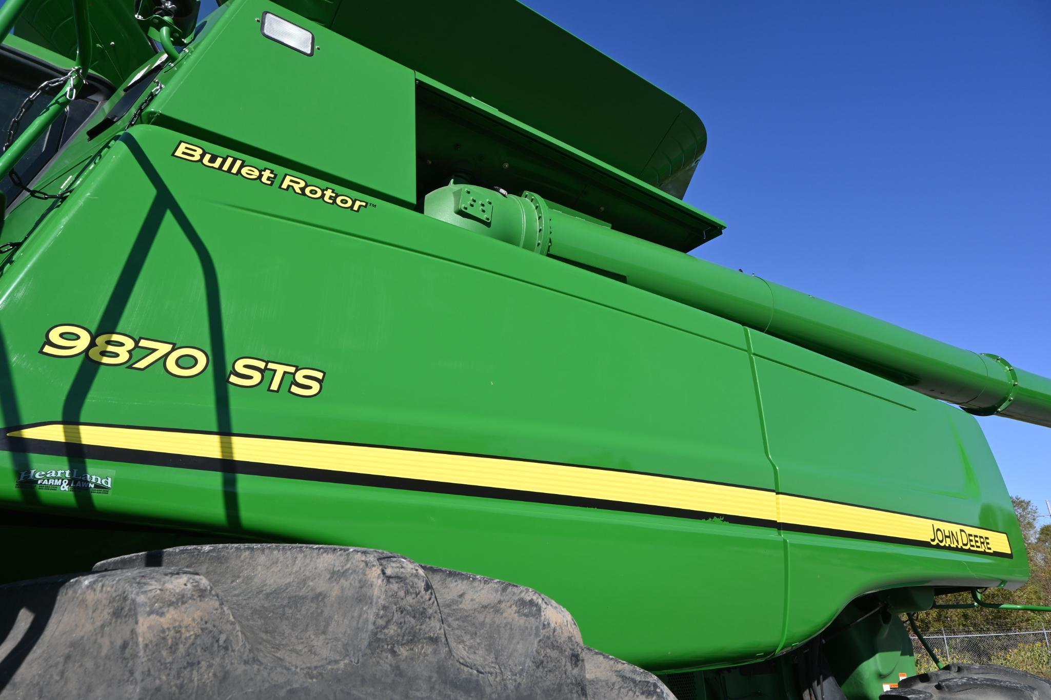 2011 John Deere 9870 STS 4wd combine