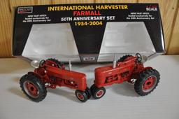 50th anniversary set farmall 300 and 400 tractor diecast 1/16 scale